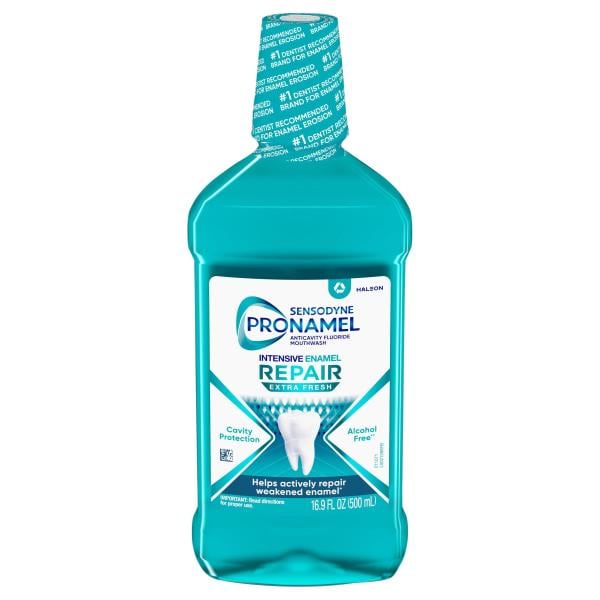 希少・新品未使用 ロモノーソフ ライオンデキャンタ インペリアルポーセリン Sensodyne Pronamel Intensive Enamel Repair Extra Fresh Mouthwash