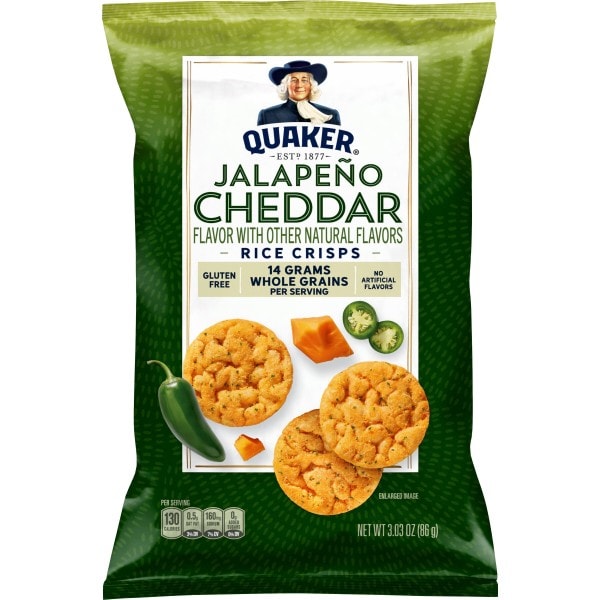 Quaker Quaker Rice Crisps Jalapeno Cheddar 3.03 Oz | Publix Super
