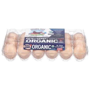 Pete & Gerry's Large Free Range Brown Organic Eggs