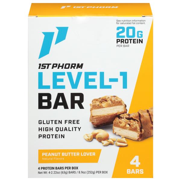 1st Phorm Gluten Free Peanut Butter Lover Level-1 Bar | Publix