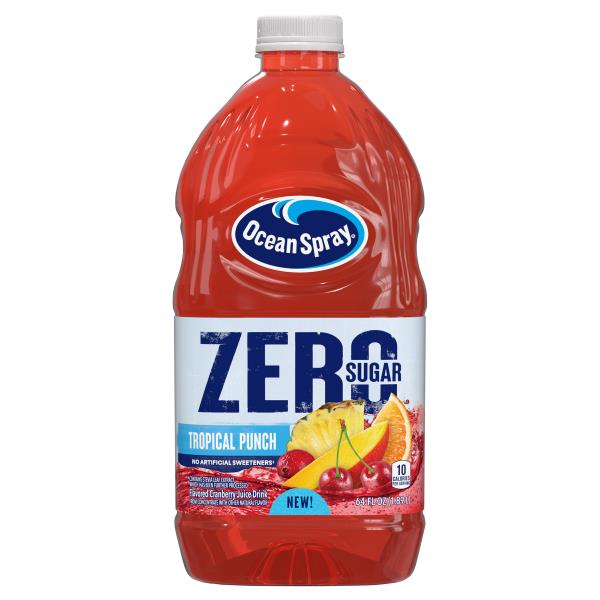 Ocean Spray Cranberry Juice Drink, Zero Sugar, Tropical Punch