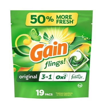 Gain Flings, 19 Ct, Original Scent