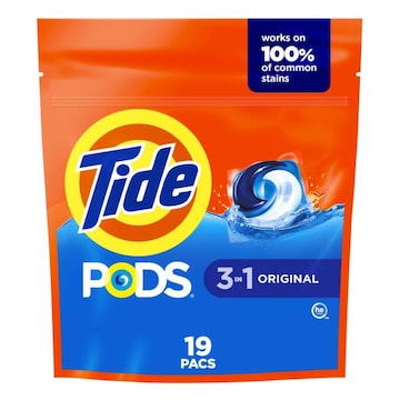 Tide PODs Laundry Detergent, 19 Count, Original Scent