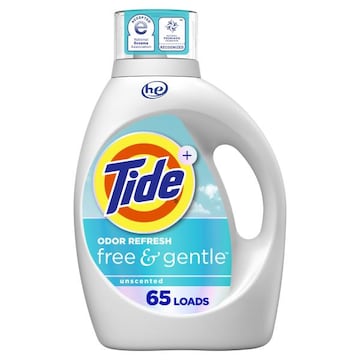 Tide Free and Gentle Odor Refresh, 65 Count