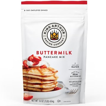 King Arthur Baking Company Buttermilk Pancake Mix, Sourced Non-GMO, Certified Kosher, 16 Oz