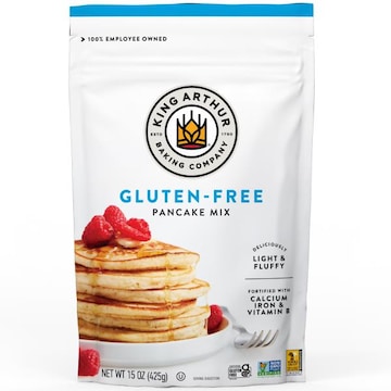 King Arthur Baking Company Gluten-Free Pancake Mix, Certified Gluten-Free, Non-GMO Project Verified, Certified Kosher, 15 Oz