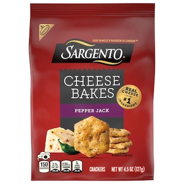Sargento Cheese Bakes Pepper Jack Crackers