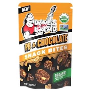 Dave's Killer Bread Dave's Killer Bread PB & Chocolate Organic Snack Bites, Organic Snacks, 7.2 oz