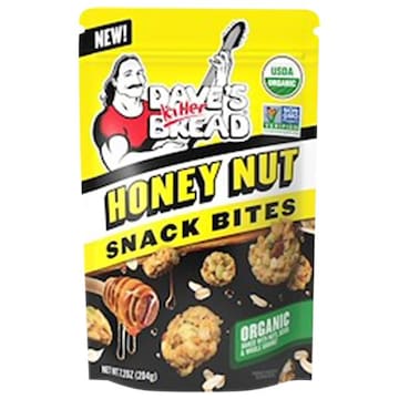 Dave's Killer Bread Heavenly Honey Nut Organic Snack Bites, Honey Organic Snacks