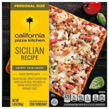 California Pizza Kitchen Personal Size Sicilian Recipe Crispy Thin Crust Pizza