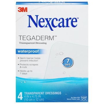 Nexcare Transparent Dressing, Waterproof