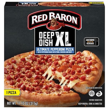 Red Baron Deep Dish Ultimate Pepperoni XL Pizza