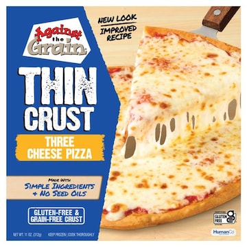 Against the Grain Gourmet Three Cheese Pizza, Sharing Size, Grain-Free, 11 oz