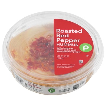 Publix Roasted Red Pepper Hummus