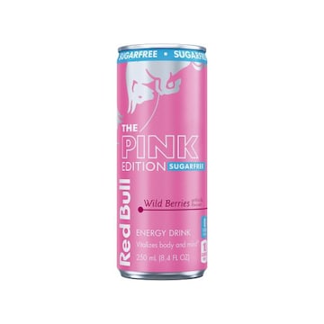 Red Bull Pink Edition Sugar Free Energy Drink, Wild Berries, 8.4 fl. oz. can, with 80mg Caffeine, Taurine & B Vitamins