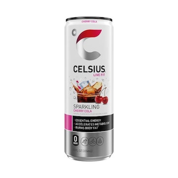 Celsius Sparkling Cherry Cola, Functional Energy Drink