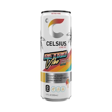 Celsius Sparkling Retro Vibe, Functional Energy Drink