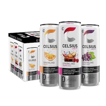 Celsius Sparkling Classic Pop Variety Pack, Functional Energy Drink