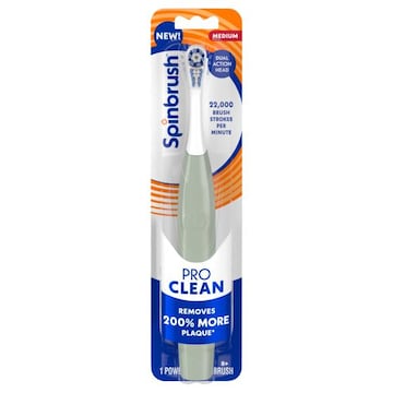 Spinbrush Pro Clean 8+ Medium Powered Toothbrush