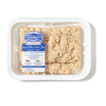 Springer Mountain Farms 92% Lean Ground Chicken Breast, Raised Without Antibiotics