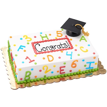 ABC Grad Cake