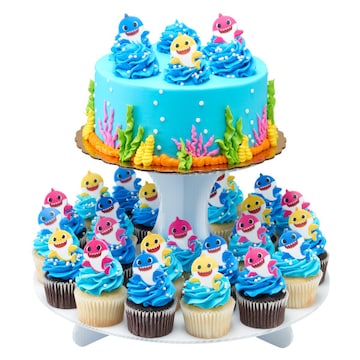 Baby Shark Cake Cupcake Combo