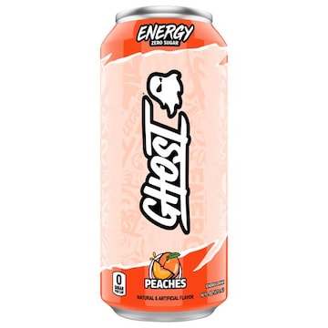 Ghost Zero Sugar Peaches Energy Drink