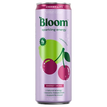 Bloom Energy Drink, Cherry Lime, Sparkling