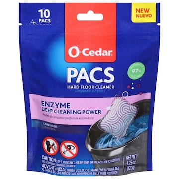 O-Cedar Hard Floor Cleaner, Lavender, Pacs