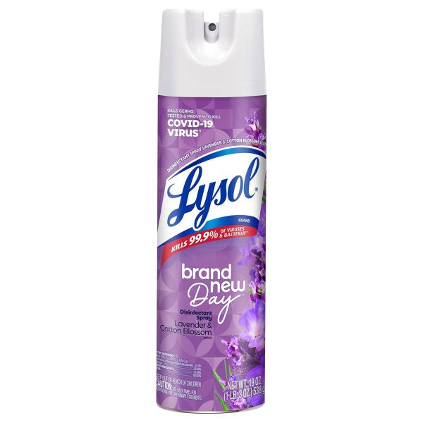 LYSOL® Brand New Day Lavender & Cotton Blossom Disinfecting Spray
