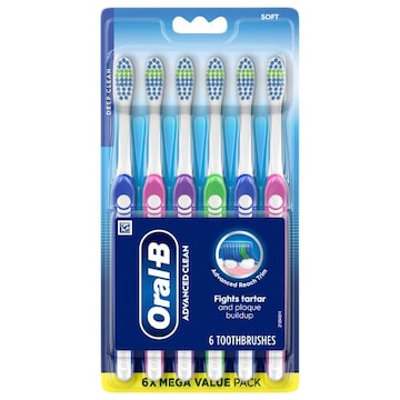 Oral-B Soft Advanced Clean Toothbrushes Mega Value Pack