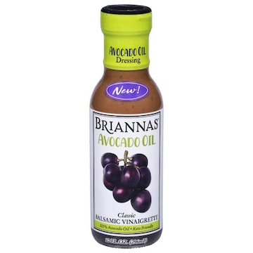 Briannas Avocado Oil Classic Balsamic Vinaigrette Dressing