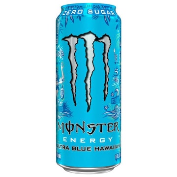 Monster Energy Drink, Zero Sugar, Ultra Blue Hawaiian