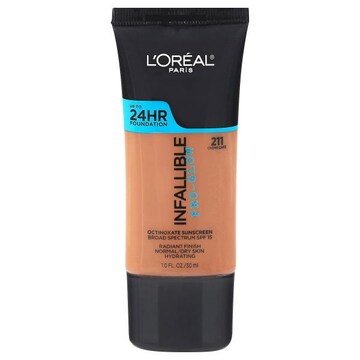 L'Oreal Infallible Pro-Glow 211 Creme Cafe Broad Spectrum SPF 15 Foundation