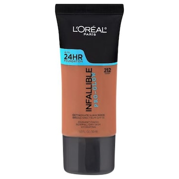 L'Oreal Paris Infallible Pro-Glow Foundation, Cocoa 211, SPF 15