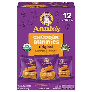 Annie's Cheddar Bunnies Original Baked Crackers