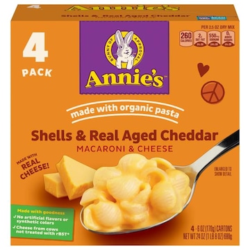 Annie's Shells & Real Aged Cheddar Macaroni & Cheese