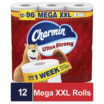 Charmin Ultra Strong Toilet Paper 12 Mega XXL Rolls