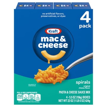 Kraft Spirals Original Cheese Flavor Mac & Cheese