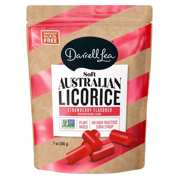Darrell Lea Australian Licorice, Strawberry Flavored, Soft Publix