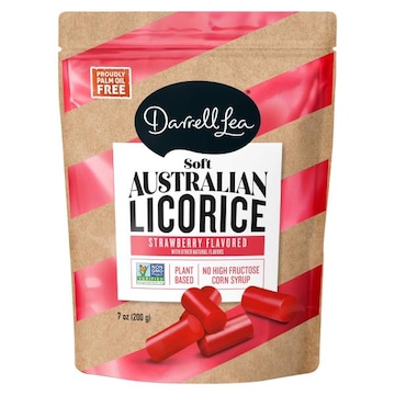 Darrell Lea Australian Licorice, Strawberry Flavored, Soft