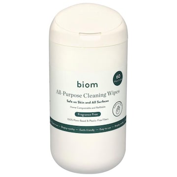 Biom All-Purpose Fragrance Free Cleaning Wipes