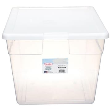 Sterilite 56 Qt 53 L White Storage Container