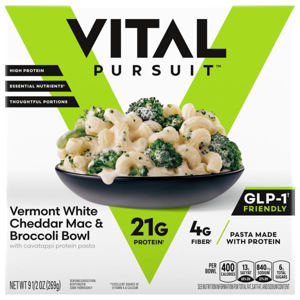 Vital Pursuit Vermont White Cheddar Mac & Broccoli Bowl with