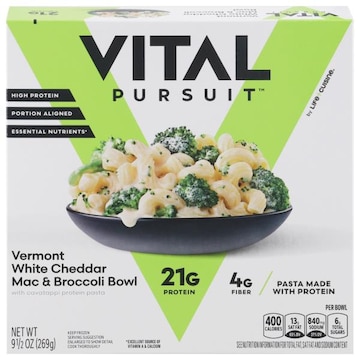Vital Pursuit Mac & Broccoli Bowl, Vermont White Cheddar