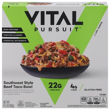 Vital Pursuit Beef Taco Bowl, Southwest Style