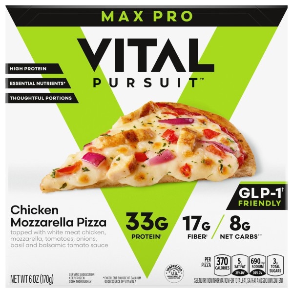 Vital Pursuit Max Pro Chicken Mozzarella Pizza | Publix Super Markets