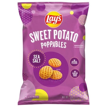 Lay's Poppables Sweet Potatoes Sea Salt Potato Snacks