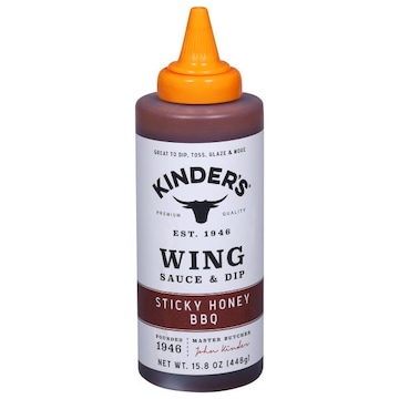 Kinder's Sticky Honey BBQ Wing Sauce & Dip