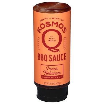 Kosmos Q Peach Habanero BBQ Sauce